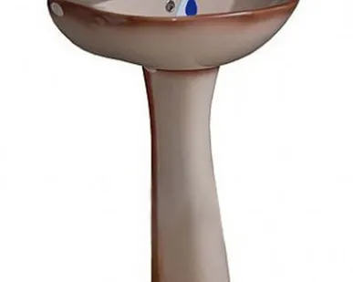 фото Умывальник "Виктория" с пьедесталом Воротынский, бежевый "Santeri"