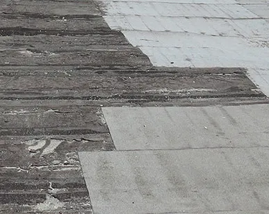 фото Демонтаж мягкой кровли из полимерных рулонных материалов