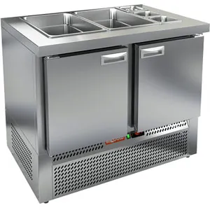 фото Стол холодильный саладетта HICOLD SLE3-11GN O БЕЗ КРЫШКИ