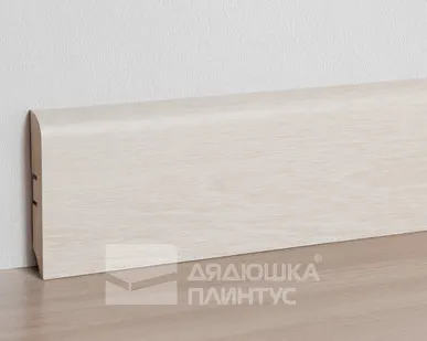 фото Смартпрофайл Стронг Плинтус МДФ Smartprofile Strong 80М Дуб Филадельфия светлый