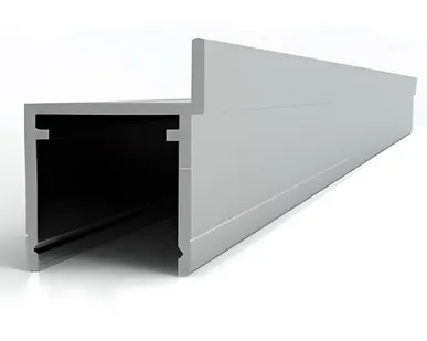 фото Притвор Анод серебро профиль алюминиевый 6,0 м