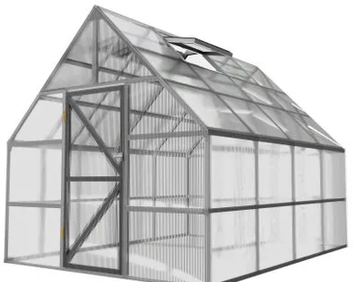 фото Теплица английская ЧЕЛСИ 3х4 м, оцинкованная