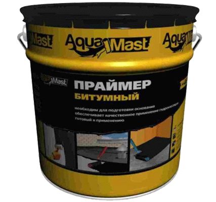 Фото №0 Праймер битумный Aquamast, ведро 10л