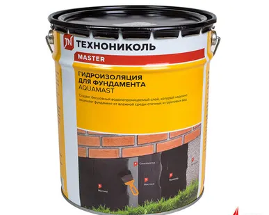 фото Мастика гидроизоляция для фундамента AquaMast
