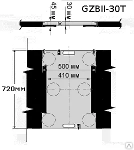 фото Весы поосного взвешивания GZBII (С наборными пандусами)