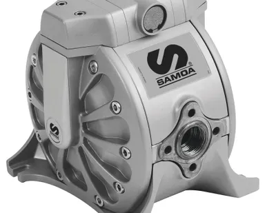 фото DF100 Диафрагменный насос ALU/PTFE для растоврителей, красок и чернил на основе растворителей, лаков