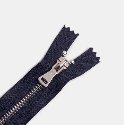 Фото №0 Молния металл Т5 18см нер. т.синий/никель