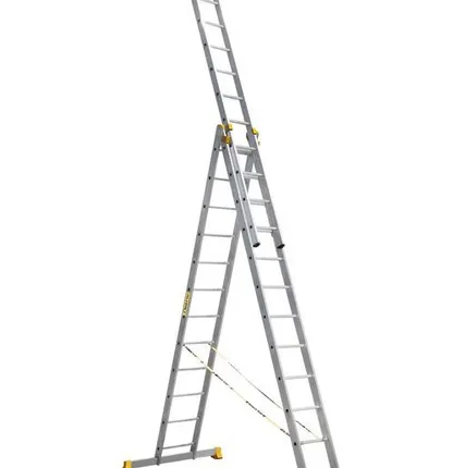 Фото №0 Лестница Алюмет 3секц.3*12 усиленная профессиональная (9312) Алюмет 3секц.
в