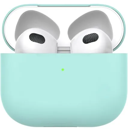 Фото №0 Силиконовый чехол Deppa для AirPods 3 (47325) Mint
