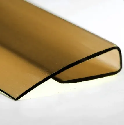 Фото №0 Профиль торцевой UP 4мм Бронза L=2,1м, Новаттро