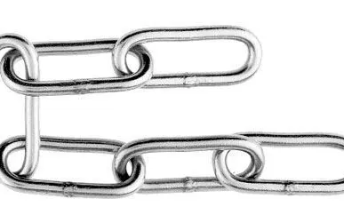 фото Цепь сварная 3 мм оцинкованная короткозвенная