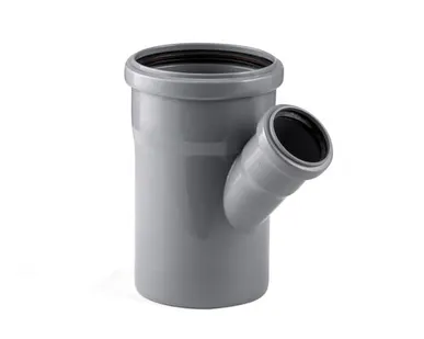 фото Тройник ВК ПП 110/50х67, серый,S