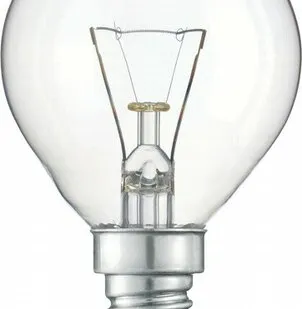 фото Лампа накаливания 'шар' прозрачная 60Вт Е14 GE