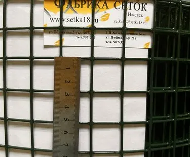 фото Сетка сварная 25х25х2,0 (1,0х25) полимер. П.М.