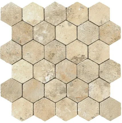 Фото №0 Atlas Concorde AIX Aix Blanc Honeycomb Tumbled (A0UA) Керамогранит