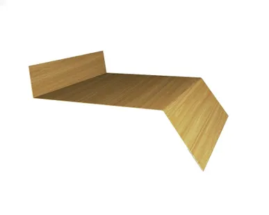 фото Отлив простой 100 0,45 Print Elite Honey Wood