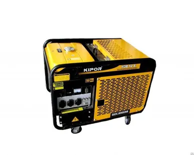 фото Бензиновый генератор Kipor KGE12E (9 кВт)