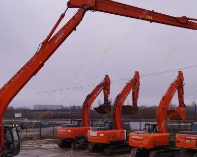 фото Аренда гусеничного экскаватора Hitachi ZX200 Long Reach, Москва