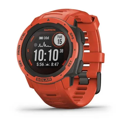 Фото №0 Часы Garmin Instinct Solar Flame Red