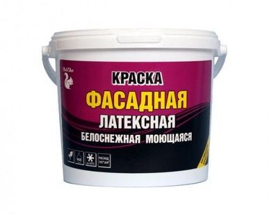 фото Краска латексная фасадная 14кг