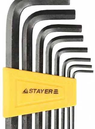 Фото №0 Набор шестигранников Stayer 8 предметов 2-10 мм.