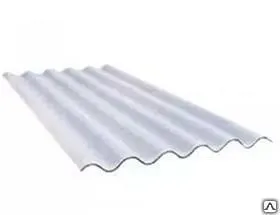 Фото №0 Шифер плоский прессованный ЛПП 1200х1570х6 мм