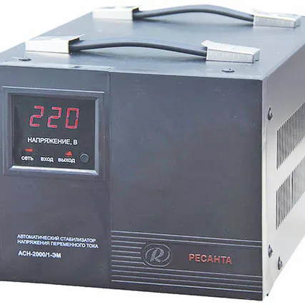 Фото №0 Стабилизатор напряжения Ресанта АСН-2000/1-ЭМ