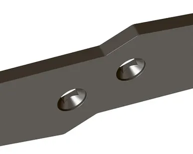 фото Долото (левое) РЗЗ.00.650 для плугов оборотных KUHN Multi-Master 123 T, Multi-Master 153 T