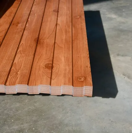 Фото №0 Профлист С-8 под дерево / золотой орех / 0.45 мм. - Золотой орех - Глянцевая - с ЛКП - Первый - С-8 - Индивидуальные - Розница