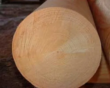 фото Оцилиндрованные бревна без нарезки чаш