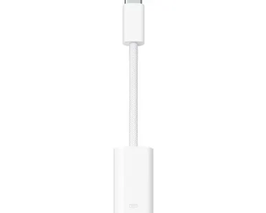 фото Адаптер-переходник Apple Woven (Type-C to Lightning) 5.5 см, белый