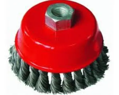 фото Щетка-крацовка чашечная для УШМ толщина 100мм/М14 0,5мм STAYER