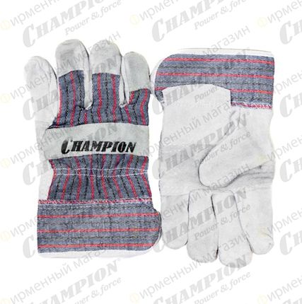 Фото №0 Перчатки защитные CHAMPION C1000 кожаные