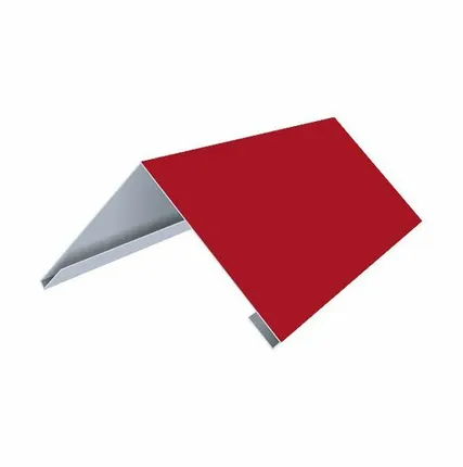 Фото №0 Конек плоский 145х145мм 2,5 м рубин