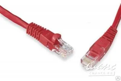 Фото №0 Патч-корд UTP Cat.5e, 1.5 метра, красный C5E-154RD-1.5MB