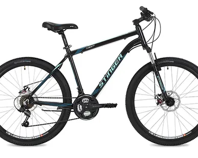 фото Велосипед STINGER ELEMENT D черный 26"/20" disc