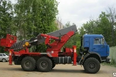 фото Автогидроподъемник ПСС-132.35 на шасси КАМАЗ-43118(6х6)(Юж.Корея)