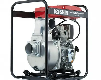 фото Дизельная мотопомпа для загрязненных вод Koshin SEY-100D