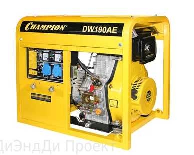 фото Генератор дизельный с функцией сварки Champion DW190AE CHAMPION - КНР