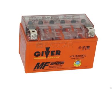 фото Аккумулятор GIVER 8.6Ah CT1208.6(YTZ10S)