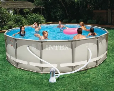фото Каркасный бассейн Intex Ultra Frame Pool 427x107см 28310
