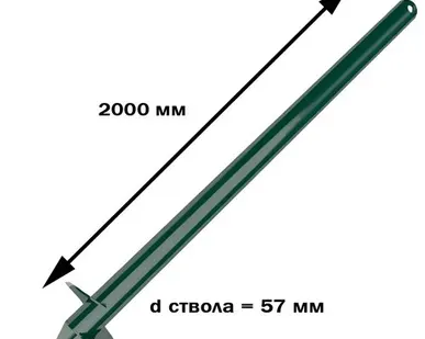 фото Свая лопастная d=57х2000 мм