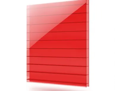 фото Сотовый поликарбонат NOVATTRO Красный 25 мм (2,1*12 м)