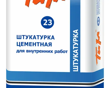 фото Тим Штукатурка 23 для внутренних работ серая 25 кг.