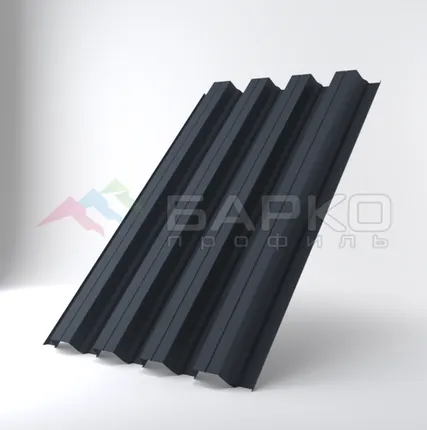 Фото №0 Профлист Н-75 -800мм(750 мм) RAL 7024 Матовый Полиэстер 0.7