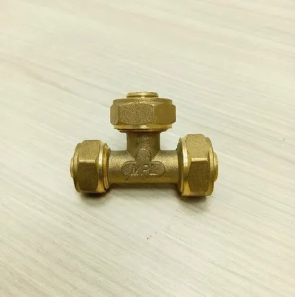 Фото №0 Обжимной тройник 16х20х20 мм, Hydrosta, цанговый, 1 шт