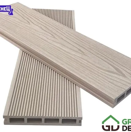 Фото №0 Террасная доска из ДПК Greendecking "Loft-3D" цвет: Слоновая Кость, 150x25 мм (цена м2)