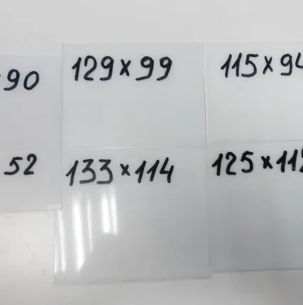 Фото №0 Стекло поликарбонат 102*52 мм