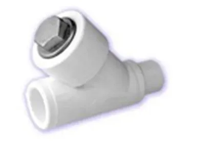 фото Фильтр PP-R сетчатый 20мм В-В (белый, серый)