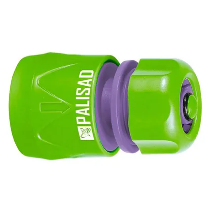 Фото №0 Соединитель пластмассовый быстросъемный для шланга 1/2", аквастоп Palisad